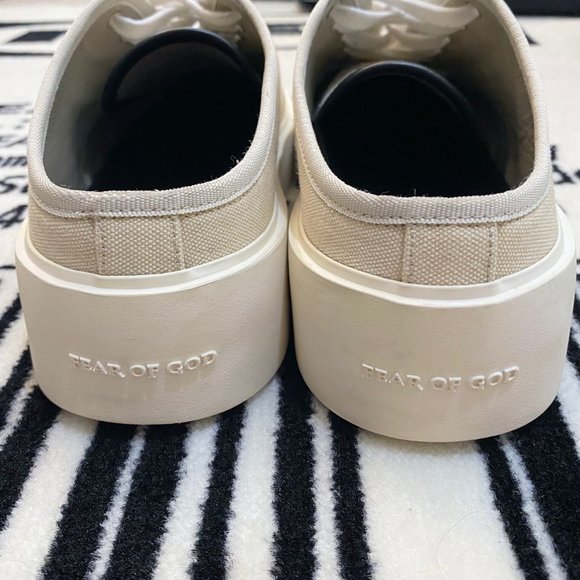 Fear Of God Backless Slip On Shoes Loafers - SAND